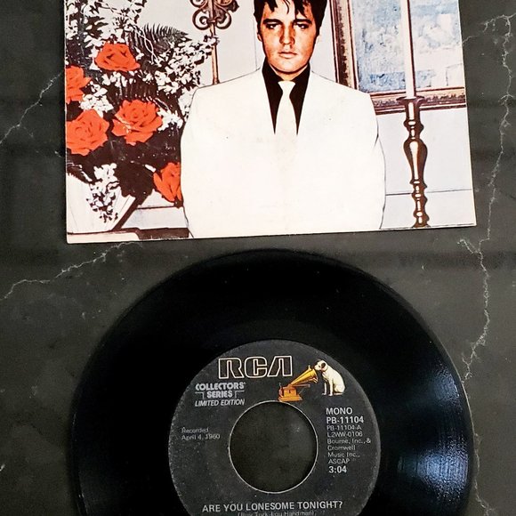 1977 RCA Record 45 Elvis Are You Lonesome Tonight/I Gotta Know Collector Series - Picture 3 of 4
